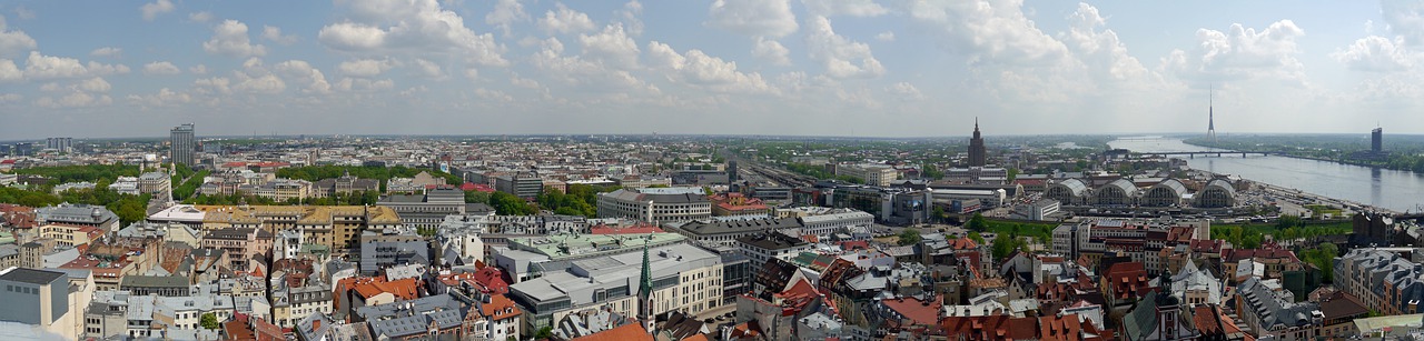 Riga, Panoraminis Vaizdas, Miestas, Nemokamos Nuotraukos,  Nemokama Licenzija