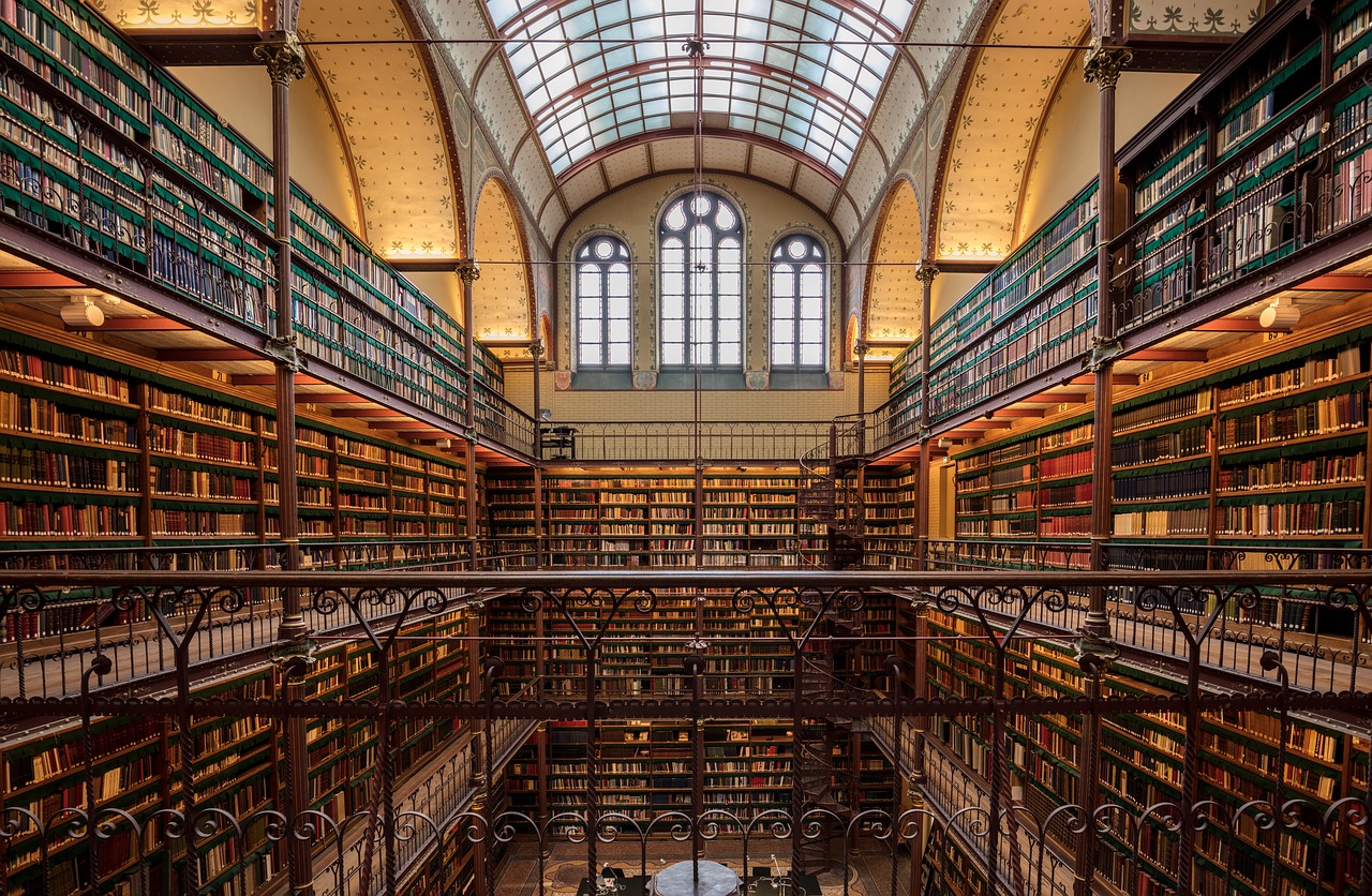 Rijks Muziejus,  Rijksmuseum,  Muziejus,  Rijks,  Amsterdamas,  Nyderlandai,  Biblioteka,  Bibliotekos,  Knyga,  Knygos