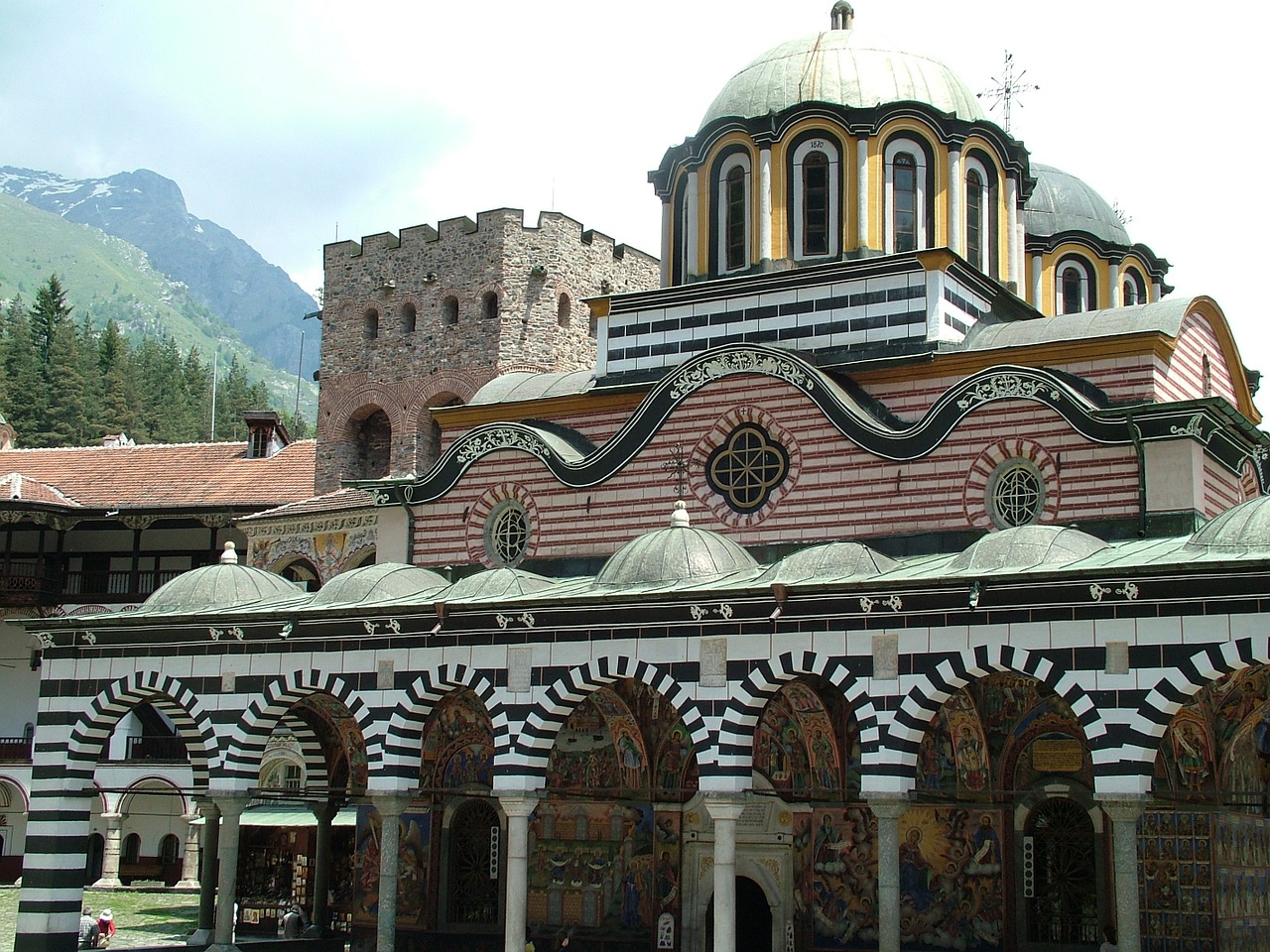 Rila, Vienuolynas, Bulgarija, Ortodoksas, Krikščionybė, Religinis, Istorinis, Akmuo, Religija, Architektūra