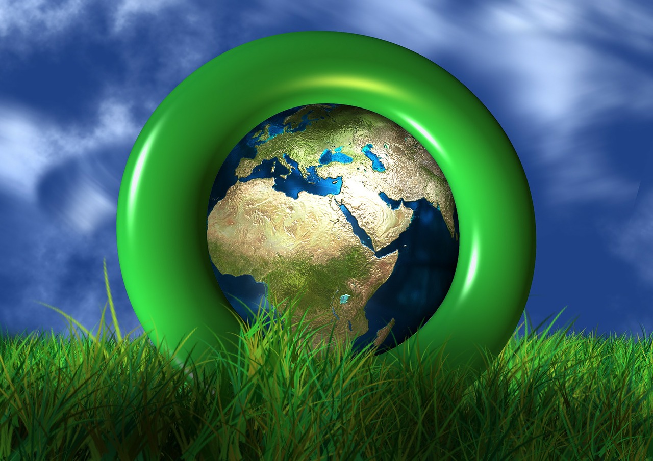 Žiedas, Pieva, Žolė, Gaublys, Globalizacija, Žemė, Pasaulis, Planeta, Tarptautinis, Aplinka