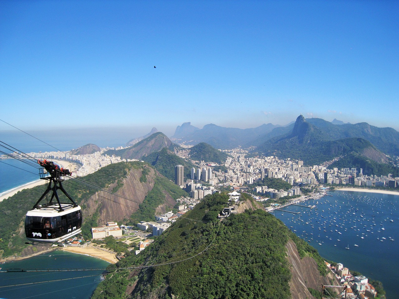 Rio, Vaizdas Iš Cukranendrių, Apsvaiginimo, Corcovado, Korcovado Vaizdai, Perspektyva, Vaizdas, Orientyras, Gamta, Mėlynas