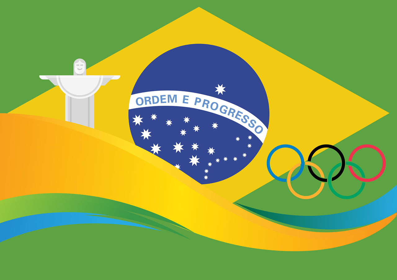 Rio, 2016, Olimpiada, Vėliava, Brazilija, Olimpiniai Žiedai, Sportas, Rio De Žaneiras, 5 Žiedai, Varzybos