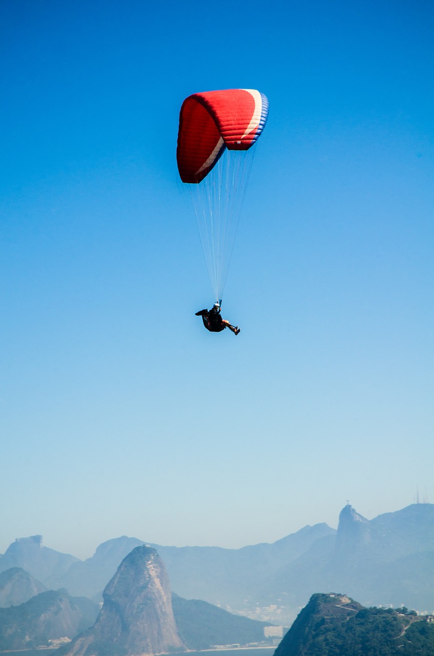 Rio De Žaneiras, 2016 M. Olimpinės Žaidynės, Niterói, Brazilija, Kristus Atpirkėjas, Kalnai, Įlanka, Miesto Parkas, Miestas, Paragliding