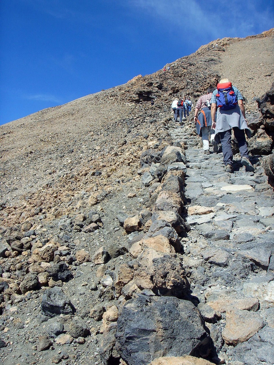 Pakilti, Aukščiausiojo Lygio Susitikimas, Žygis, Kietas, Pico Del Teide, Tenerifė, Kelias, Vulkano Viršūnių Susitikimas, Steinig, Nemokamos Nuotraukos