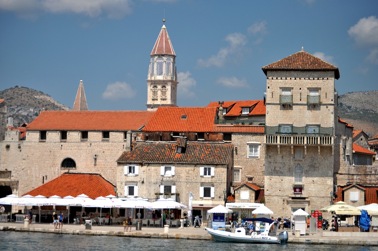 Riva, Kranto, Trogiras, Kroatija, Unesco, Europa, Architektūra, Viduržemio Jūros, Istorinis, Dalmatija