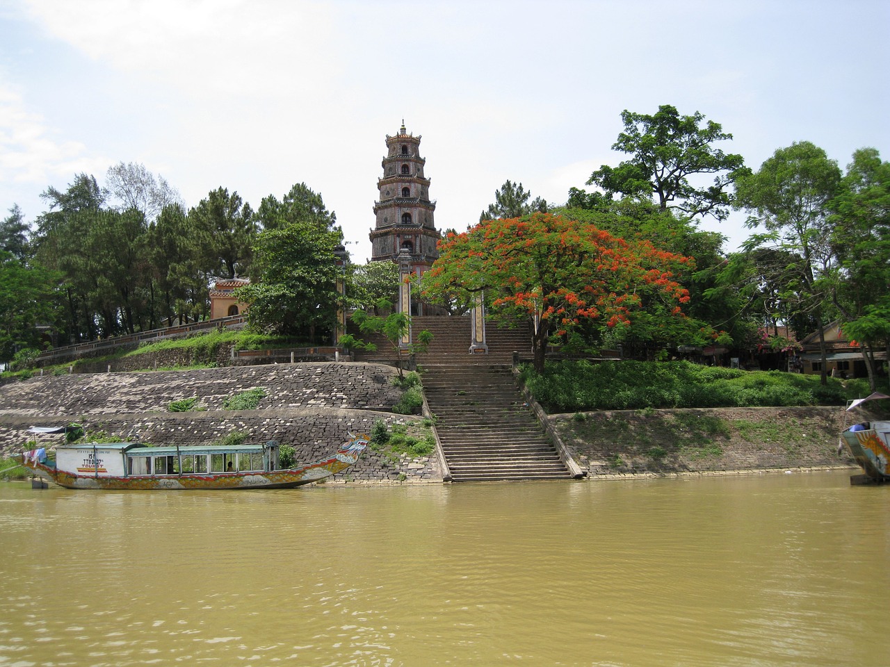 Upė, Pagoda, Medis, Viet Nam, Nemokamos Nuotraukos,  Nemokama Licenzija