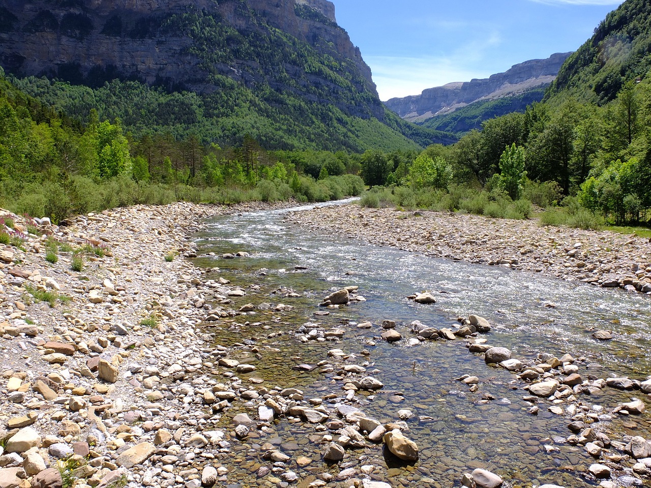 Upė, Ordenos Nacionalinis Parkas, Vanduo, Aragoniečių Pirenai, Nemokamos Nuotraukos,  Nemokama Licenzija