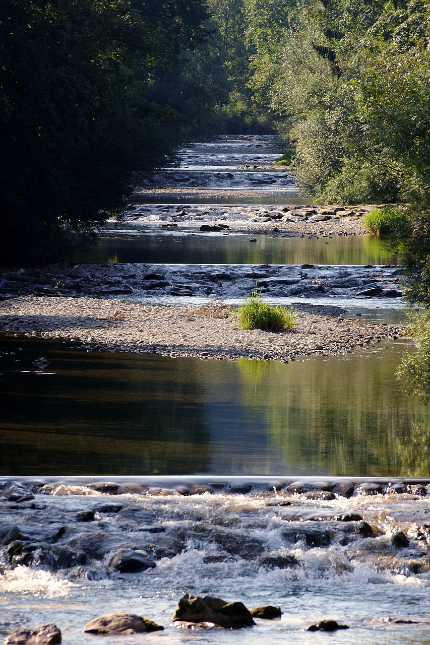 Upė, Bachas, Burbulas, Kraštovaizdis, Žalias, Srautas, Vanduo, Gamta, Vandenys, Upelis