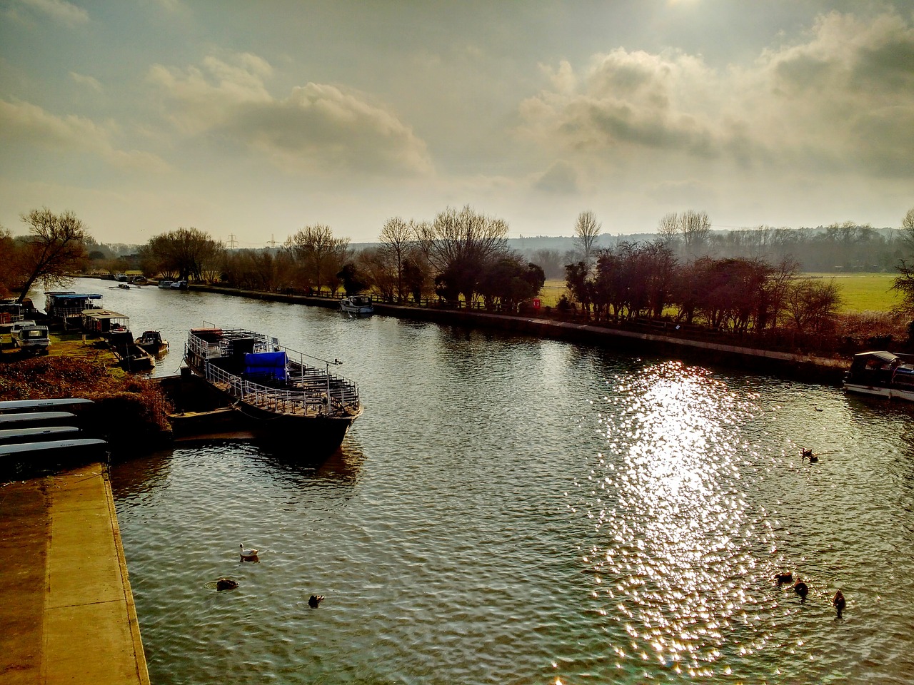 Upė, Thames, Oxford, Valtis, Vanduo, Saulė, Atspindys, Nemokamos Nuotraukos,  Nemokama Licenzija