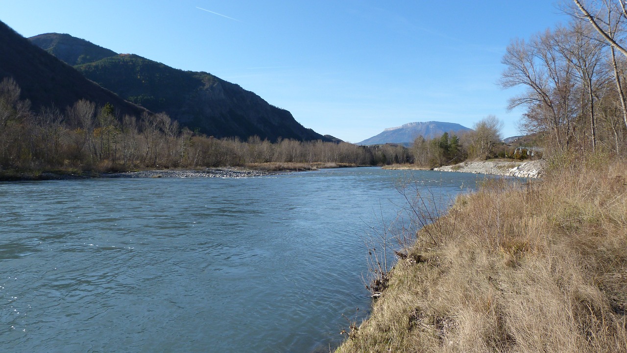 Upė, Vandens Telkiniai, Kraštovaizdis, Gamta, Hautes Alpes, Durance Upė, Nemokamos Nuotraukos,  Nemokama Licenzija