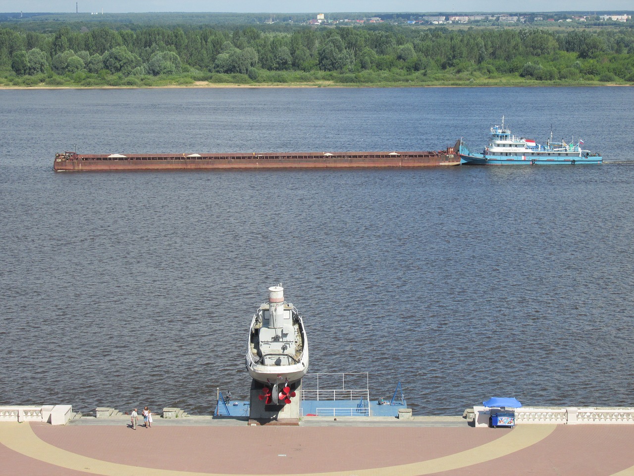 Upė, Volga, Krovinys, Laivas, Transportas, Vanduo, Vidaus Vandens Kelių Transportas, Eismas, Prekių Gabenimas, Laivyba