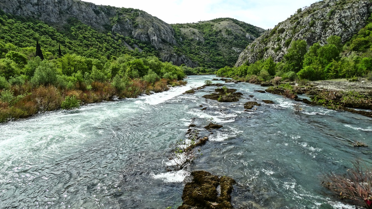 Upė, Neretva, Vanduo, Herzegovina, Nemokamos Nuotraukos,  Nemokama Licenzija