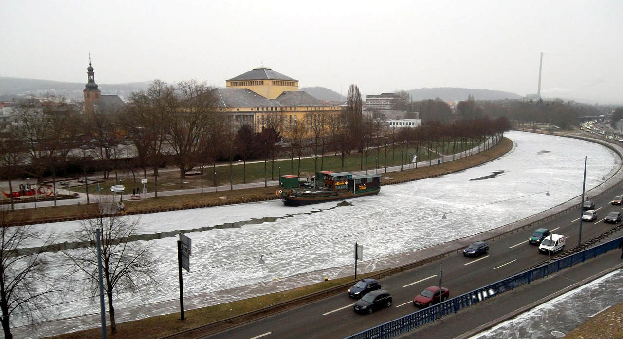 Upė, Sala, Teatras, Saarbrücken, Laivas, Kraštovaizdis, Vokietija, Vanduo, Nemokamos Nuotraukos,  Nemokama Licenzija