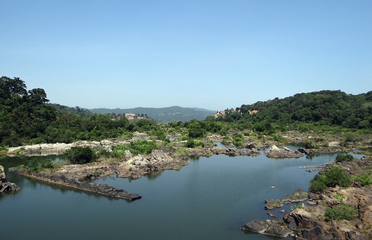 Upė, Upės Sluoksnis, Sharavati, Jog Bėga, Vakarų Gatas, Kritimo Galva, Karnataka, Indija, Nemokamos Nuotraukos,  Nemokama Licenzija