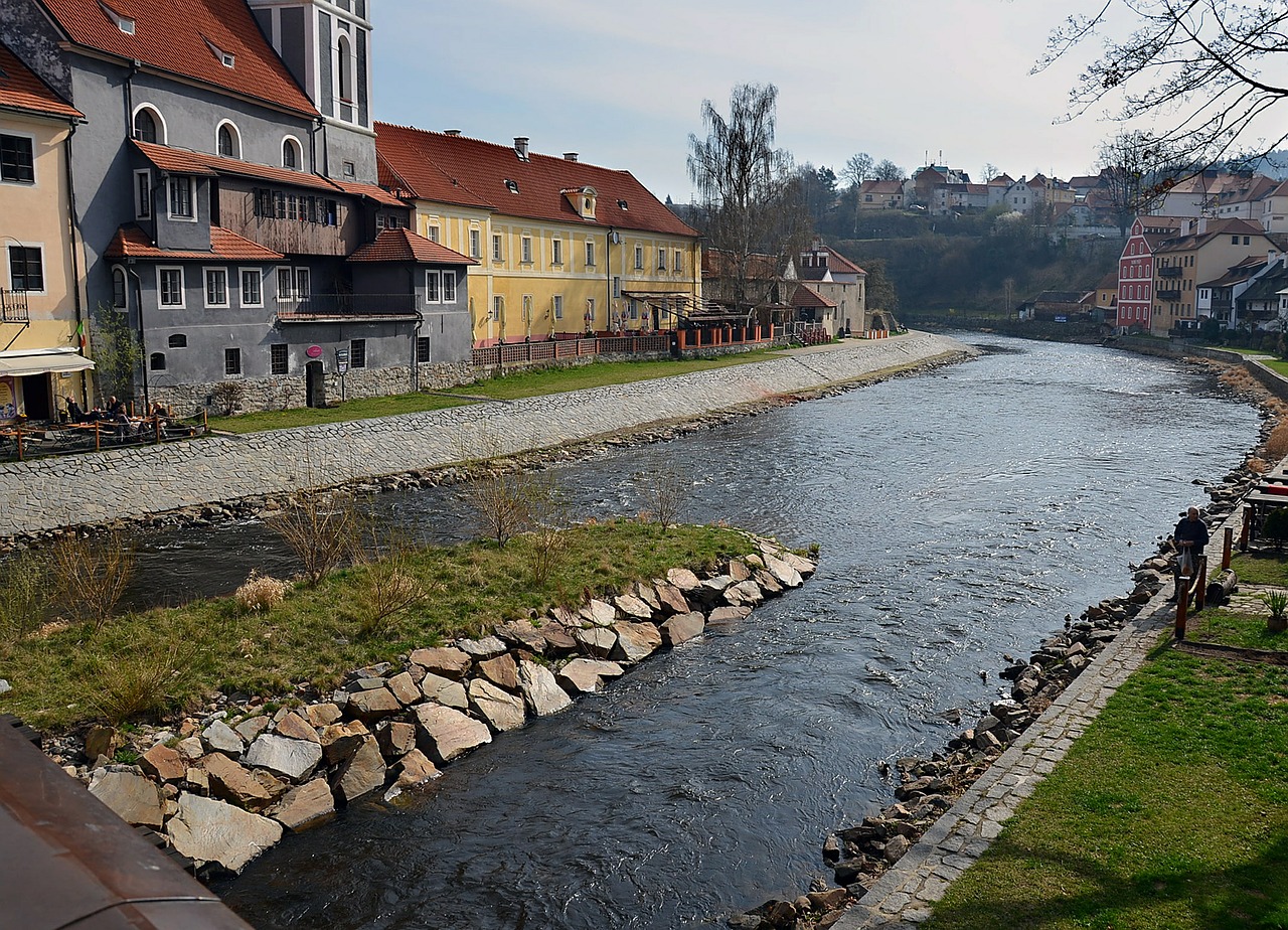 Upė, Čekų, Krumlov, Vaizdas, Nemokamos Nuotraukos,  Nemokama Licenzija