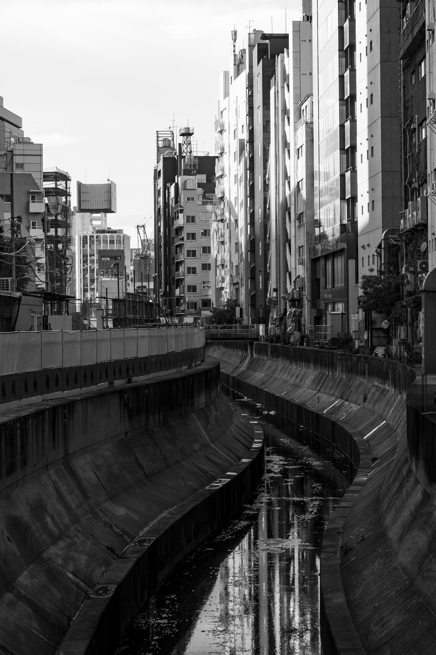 Upė, Shibuya, Tokyo Metropolijos Zona, Miestas, Purvinas, Miesto, Nemokamos Nuotraukos,  Nemokama Licenzija