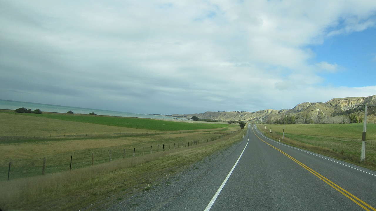 Kelias, Naujoji Zelandija, Gražus, Vaizdingas, Kraštovaizdis, Dangus, Gamta, Nemokamos Nuotraukos,  Nemokama Licenzija