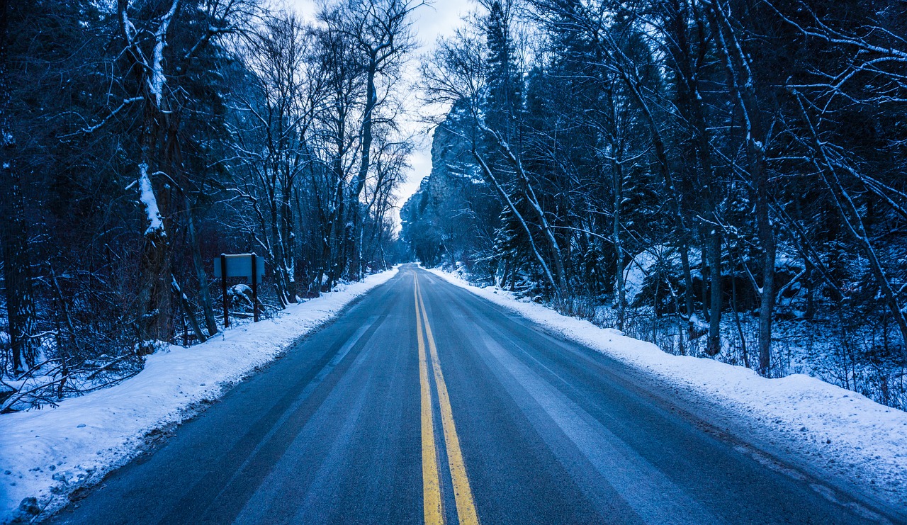 Kelias, Kelias, Sniegas, Žiema, Medžiai, Augalas, Gamta, Nemokamos Nuotraukos,  Nemokama Licenzija