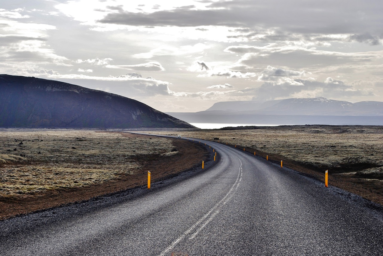 Kelias,  Panoraminis,  Kelionė,  Dangus,  Kraštovaizdis,  Iceland,  Be Honoraro Mokesčio, Nemokamos Nuotraukos,  Nemokama Licenzija