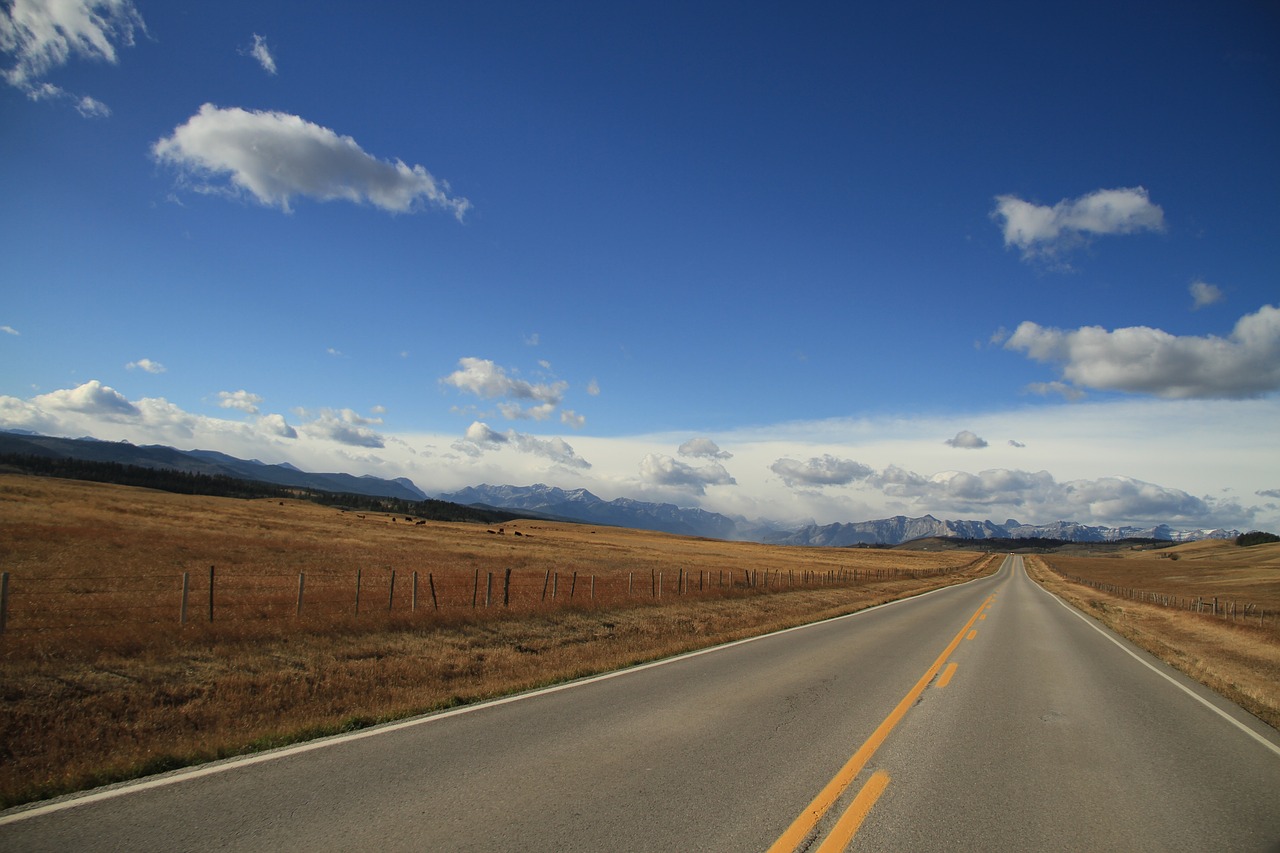 Kelių,  Dangus,  Kelionė,  Pobūdį,  Lauke,  Kraštovaizdis,  Highway,  Nuotolinis,  Kalnų,  Rockies