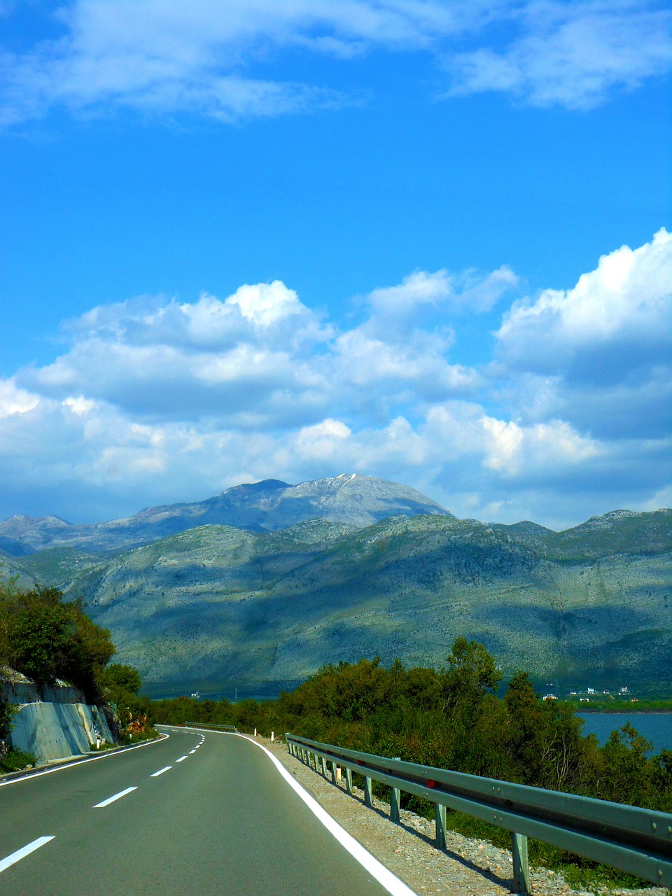 Kelias, Kalnas, Albania, Dangus, Debesys, Nemokamos Nuotraukos,  Nemokama Licenzija