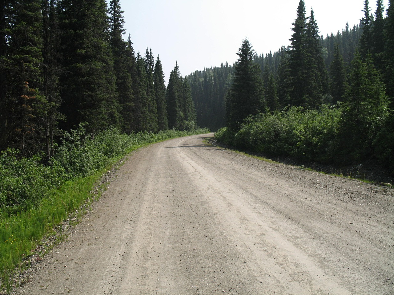 Kelias, Apleistas Kelias, Kalnai, Kalnų Kelias, Lauke, Žvyro Kelias, Kraštovaizdis, Žvyras, Cariboo, Britų Kolumbija