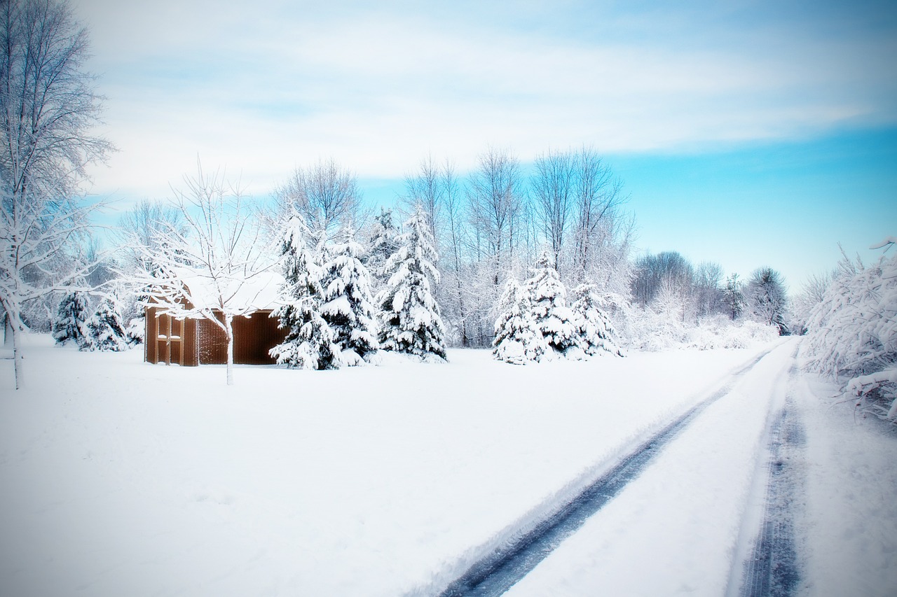 Kelias, Snieguotas Kelias, Žiema, Sniegas, Šalis, Gatvė, Nemokamos Nuotraukos,  Nemokama Licenzija
