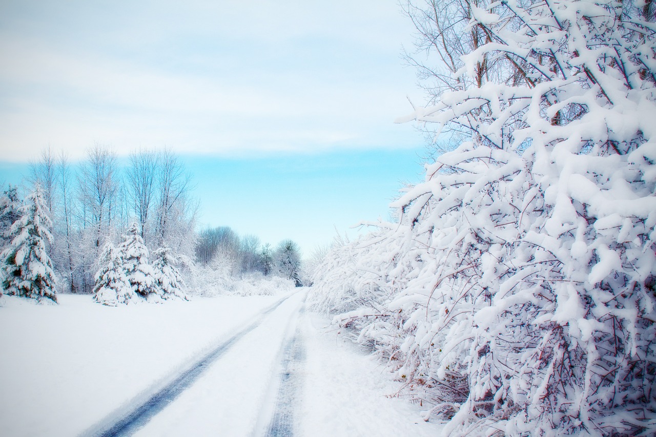 Kelias, Snieguotas Kelias, Žiema, Sniegas, Šalis, Gatvė, Nemokamos Nuotraukos,  Nemokama Licenzija