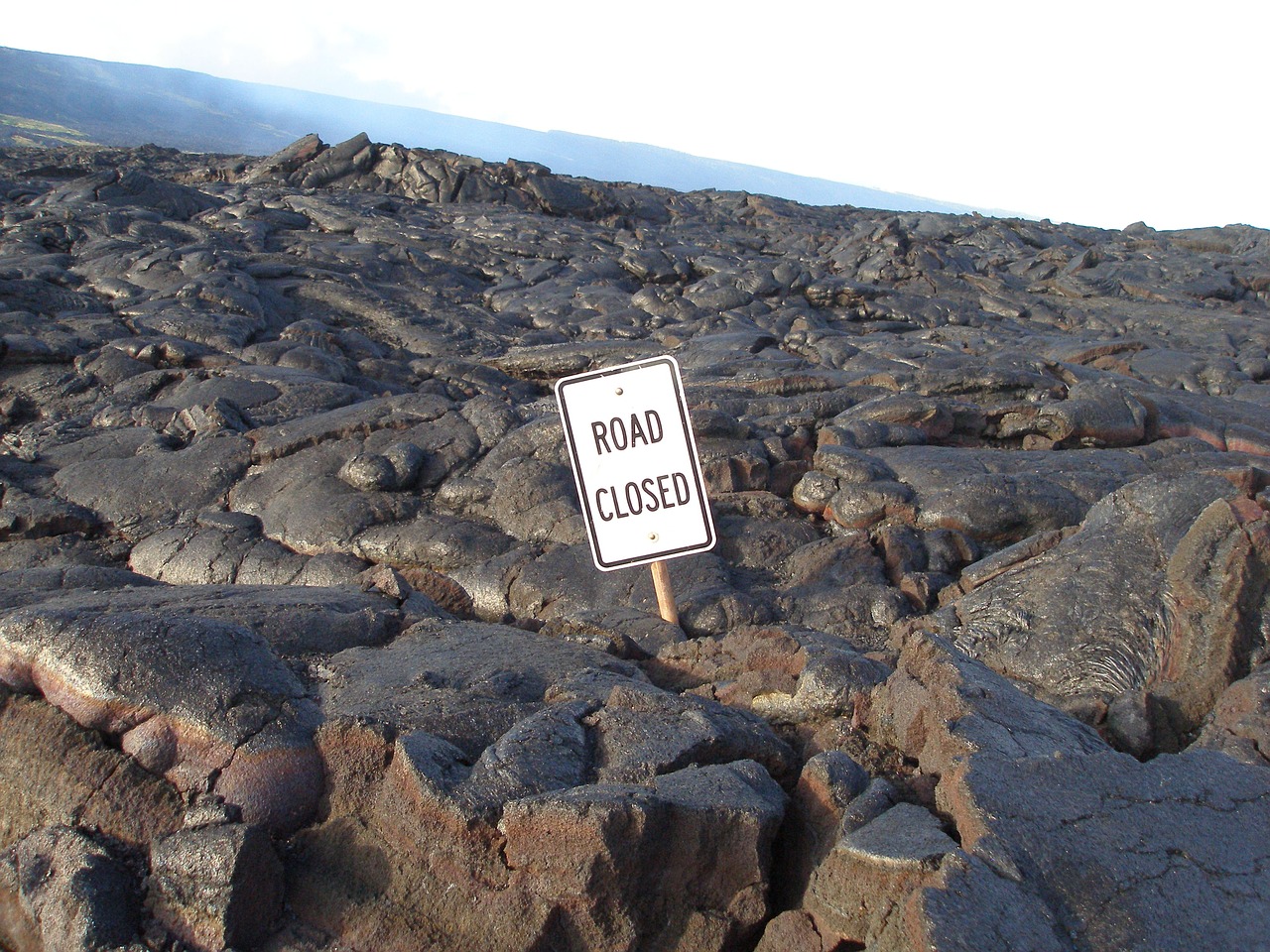 Kelias Uždarytas, Lava, Vulkanas, Hawaii, Nemokamos Nuotraukos,  Nemokama Licenzija