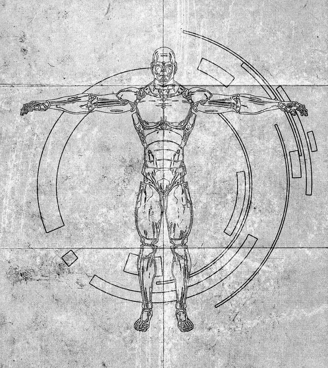 Robotas, Popierius, Projektas, Technologija, Nešiojamojo Kompiuterio, Dažymas, Apdorojimas, Eskizas, Rašalas, Planą