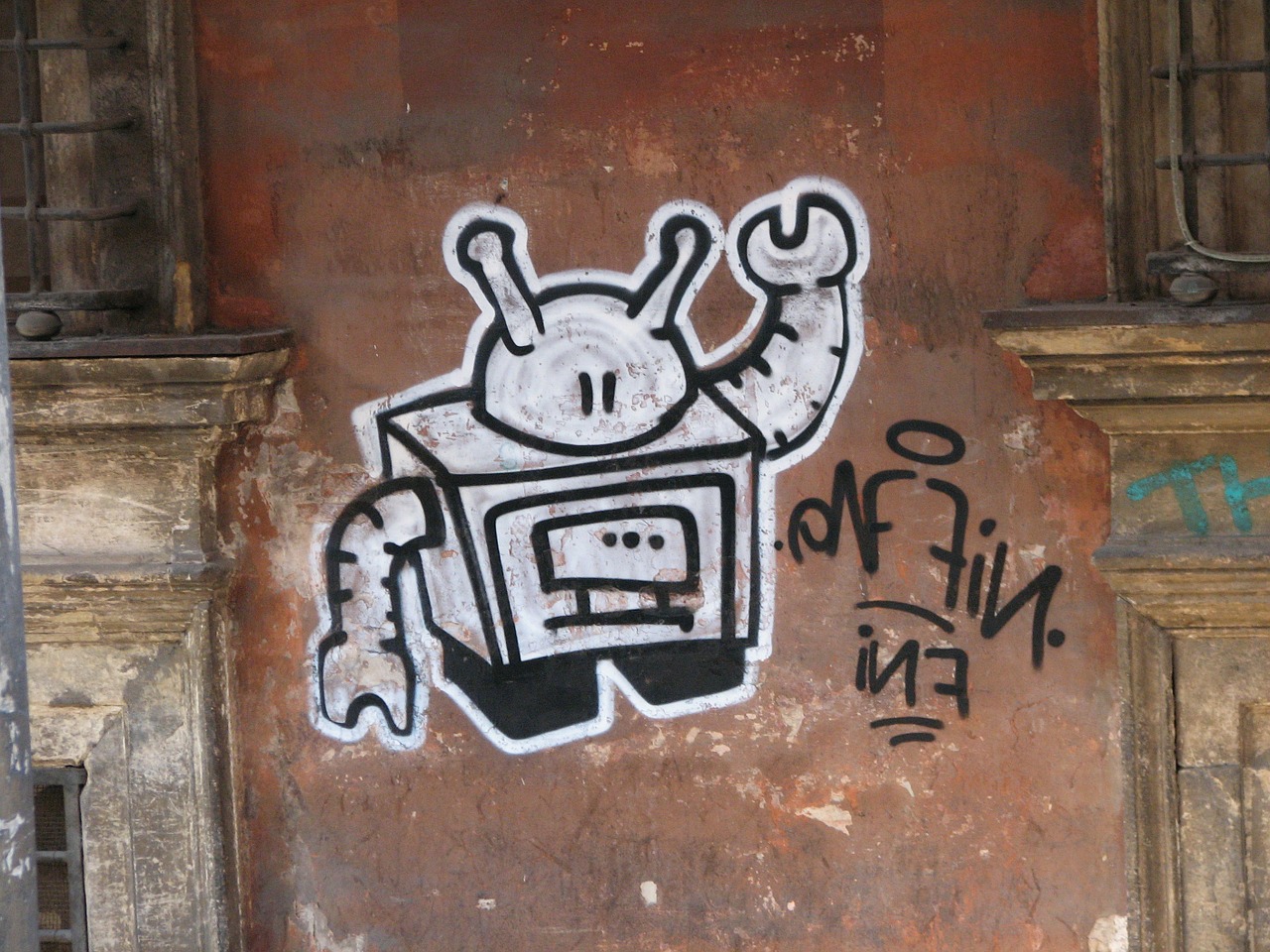 Robotas, Grafiti, Menas, Kelias, Miesto, Nemokamos Nuotraukos,  Nemokama Licenzija