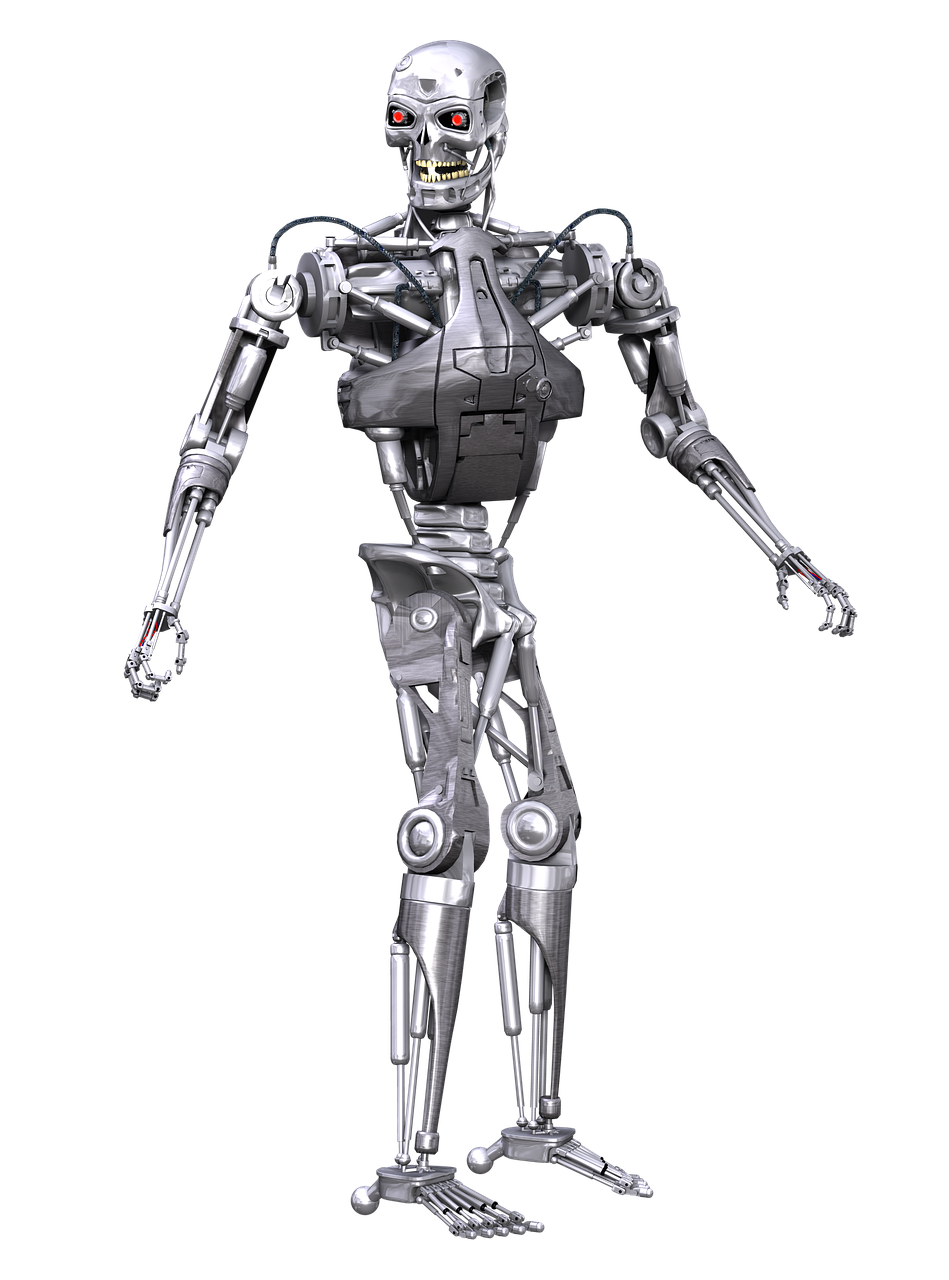 Robotas, Mechaninis, Futuristinis, Technologija, Metalas, Geležis, 3D, Png, Nemokamos Nuotraukos,  Nemokama Licenzija