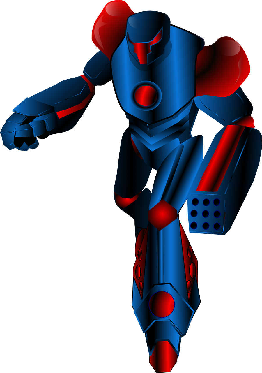 Robotas, Bėgimas, Technologija, Humanoidas, Robotų Technika, Dirbtinis, Cyborg, Žvalgyba, Nemokama Vektorinė Grafika, Nemokamos Nuotraukos