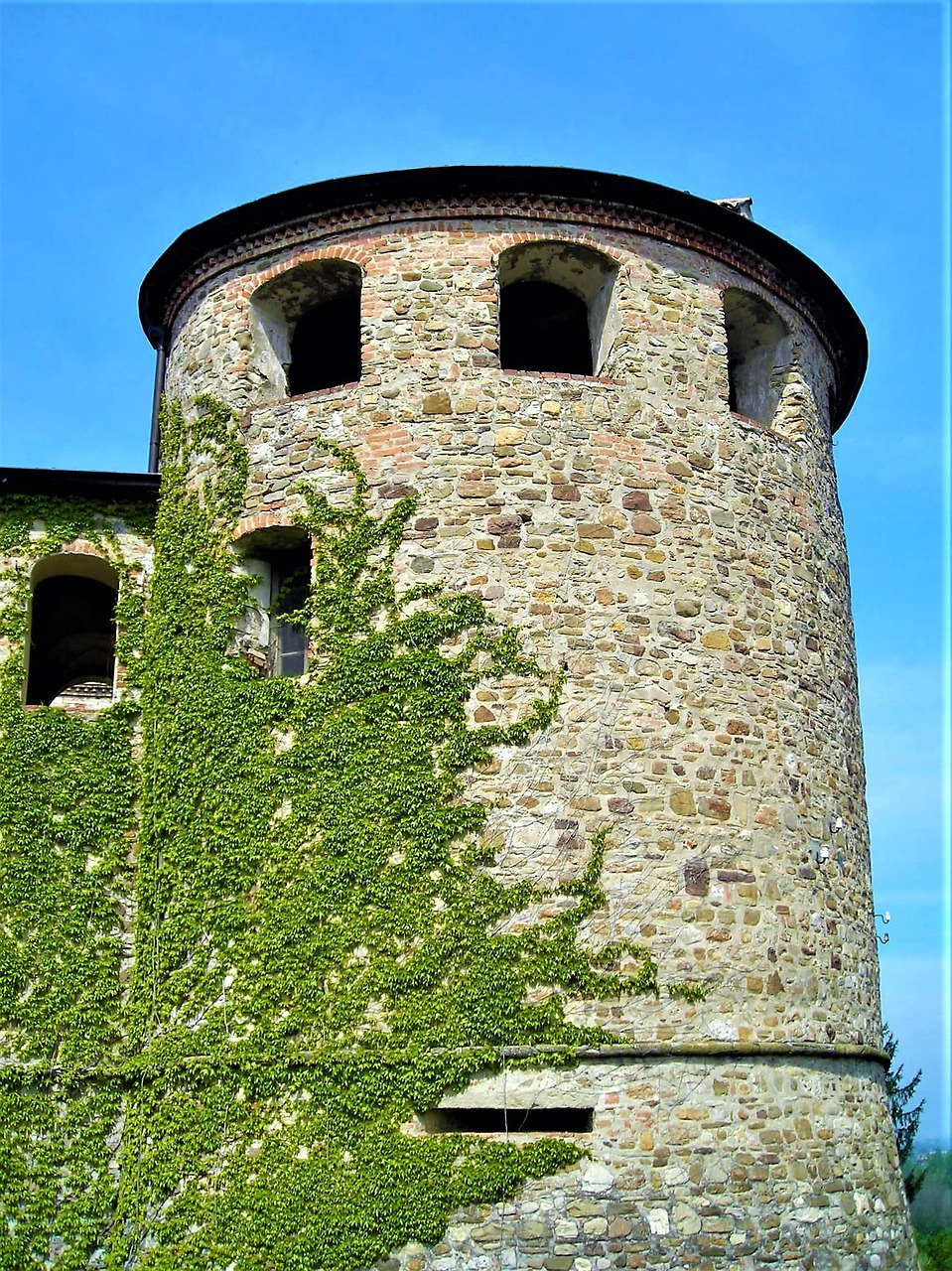 Rocca,  Torre,  Architektūra,  Metai,  Akmens,  Gotika,  Senovės,  Ivy,  Dangus,  Pilis