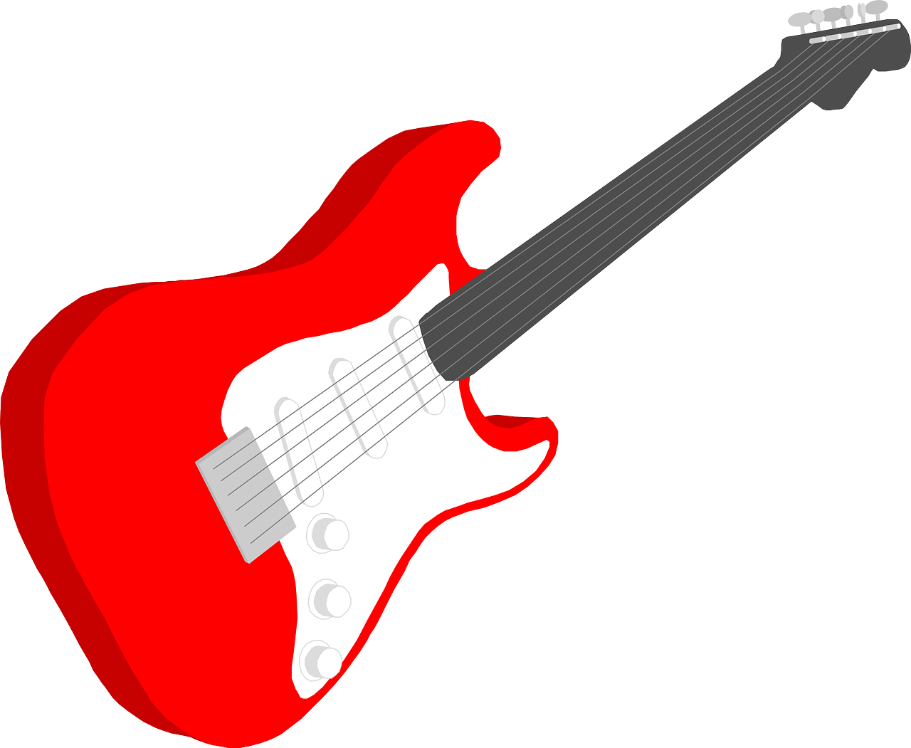 Rokas, Elektrinė Gitara, Grupė, Instrumentas, Muzika, Žaisti, Raudona, Nemokama Vektorinė Grafika, Nemokamos Nuotraukos,  Nemokama Licenzija