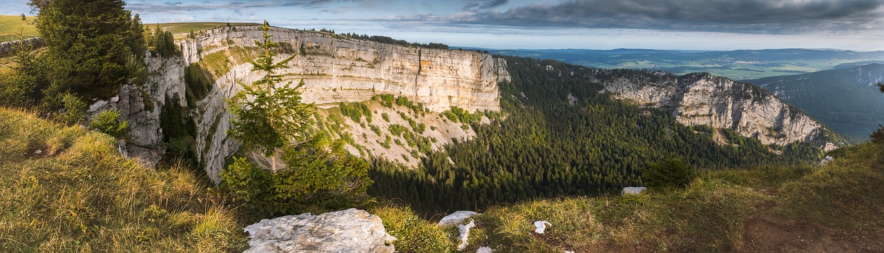 Rokas, Šveicarija, Saulė Beschienen, Creux Du Van, Geras Vaizdas, Uolos, Apšvietimas, Horizontas, Šešėlių Žaidimas, Mysthisch