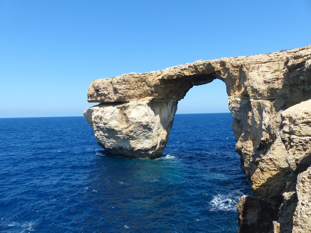 Rokas, Uolos, Mėlynas Langas, Malta, Gozo, Uolienų Formavimas, Jūra, Gamta, Nemokamos Nuotraukos,  Nemokama Licenzija