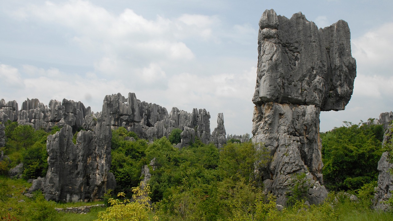 Rokas, Uolos, Kinija, Kunmingas, Akmens Miškas, Akmenys, Kraštovaizdis, Nemokamos Nuotraukos,  Nemokama Licenzija