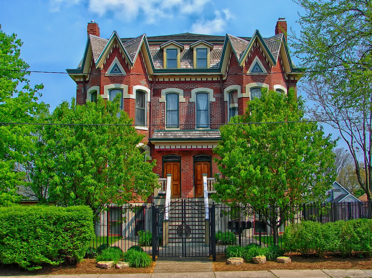 Roko Sala, Illinois, Usa, Namas, Namai, Architektūra, Hdr, Orientyras, Istorinis, Istorinis