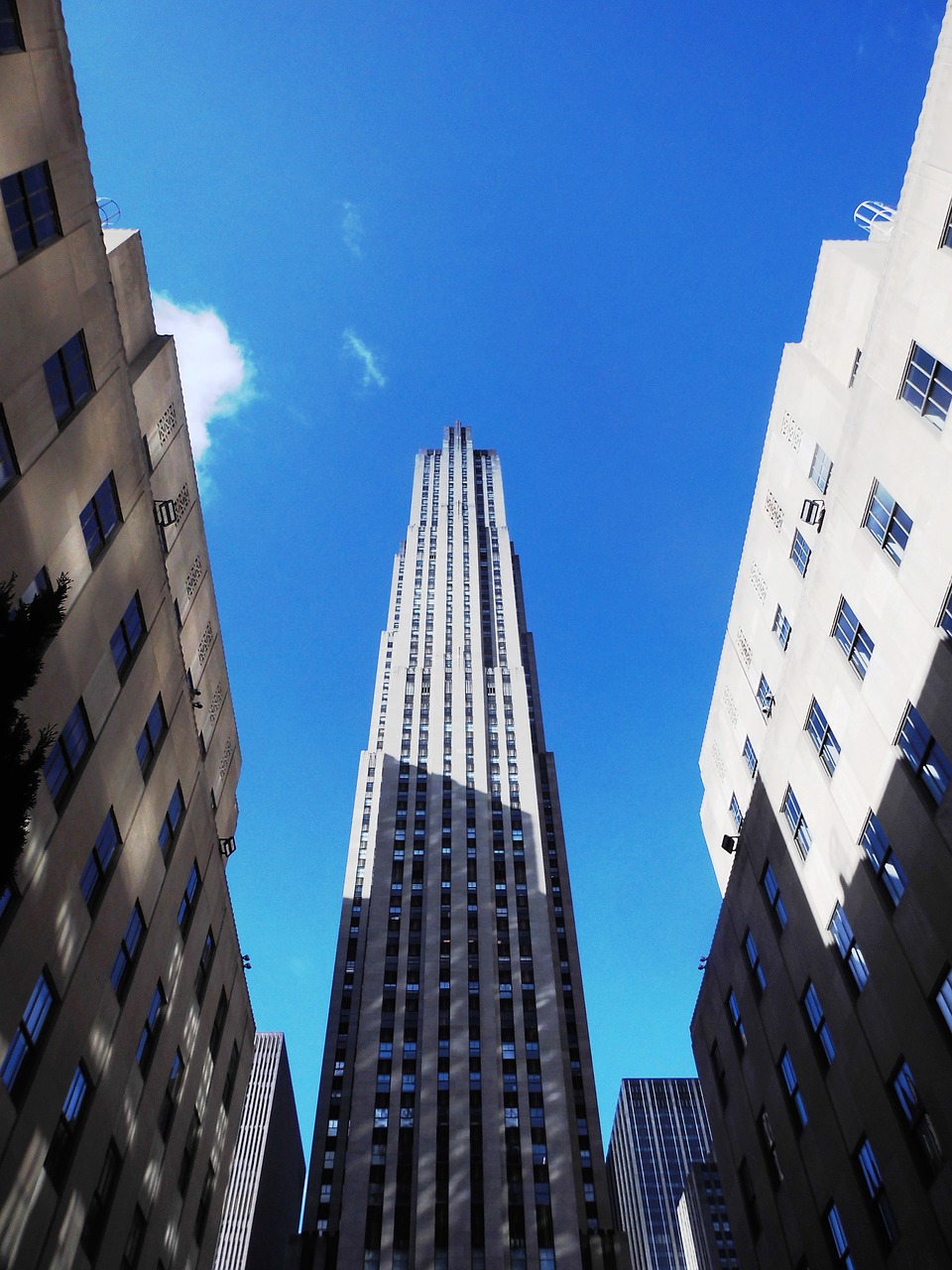 Rockefeller Centras, Nyc, Dangoraižiai, Dangoraižis, Niujorkas, Niujorkas, Didelis Obuolys, Usa, Ny, Miestas