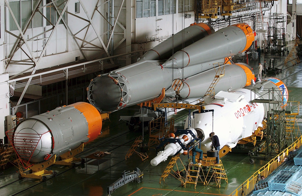 Raketa, Soyuz Raketos, Soyuz, Tarpkontinentinė Balistinė Raketa, Variklis, Kosmoso Kelionės, Kosmosas, Paleidimo Aikštelė, Palydovas, Montavimas