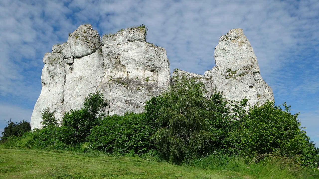 Akmenys, Kalkakmeniai, Kraštovaizdis, Jura Krakowsko Częstochowa, Lenkija, Gamta, Turizmas, Nemokamos Nuotraukos,  Nemokama Licenzija