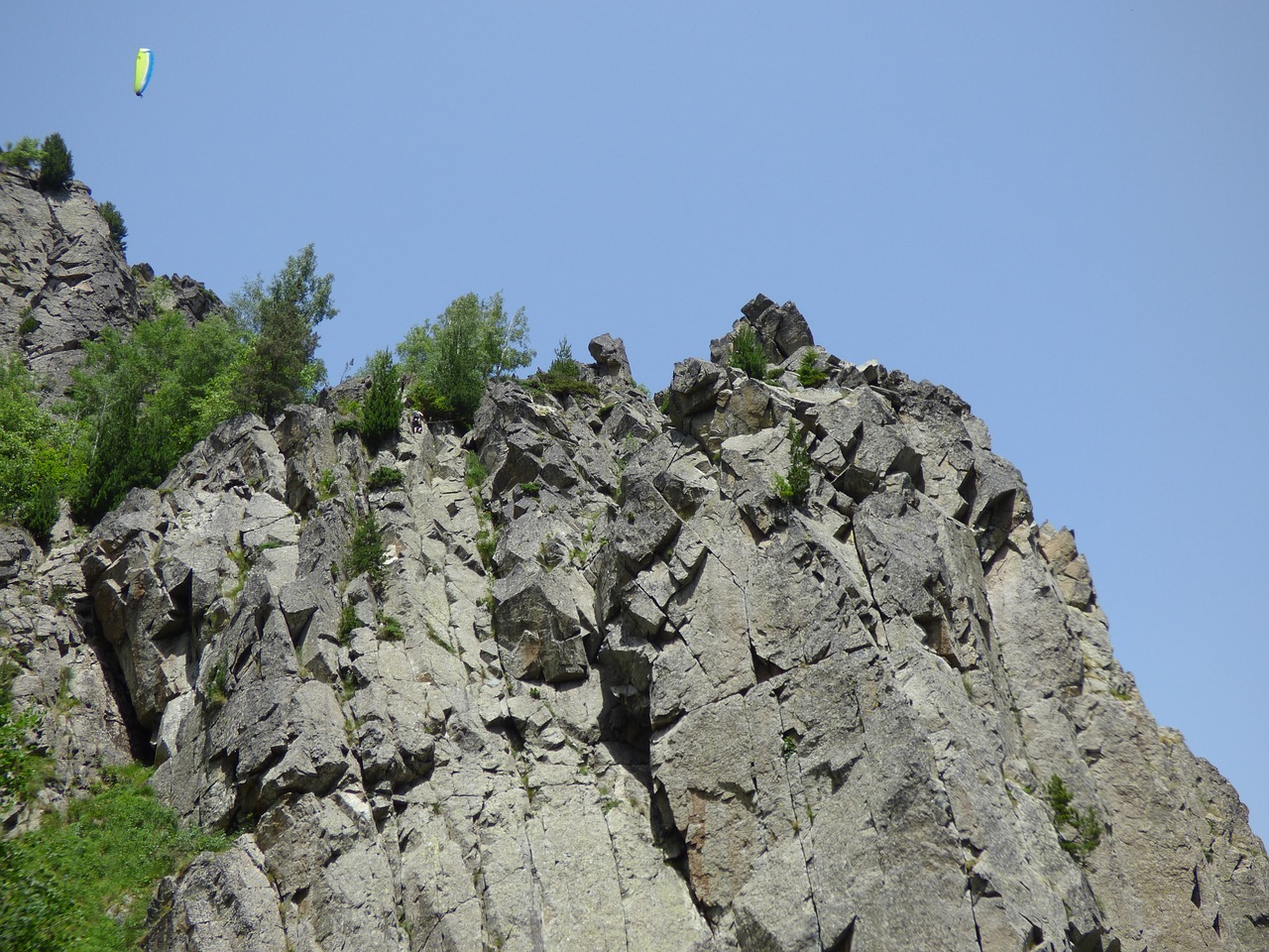 Akmenys, Kalnas, Bulgarija, Gamta, Vaikščioti, Vitosha, Kataraktos Objektas, Paragleris, Skrydis, Nemokamos Nuotraukos