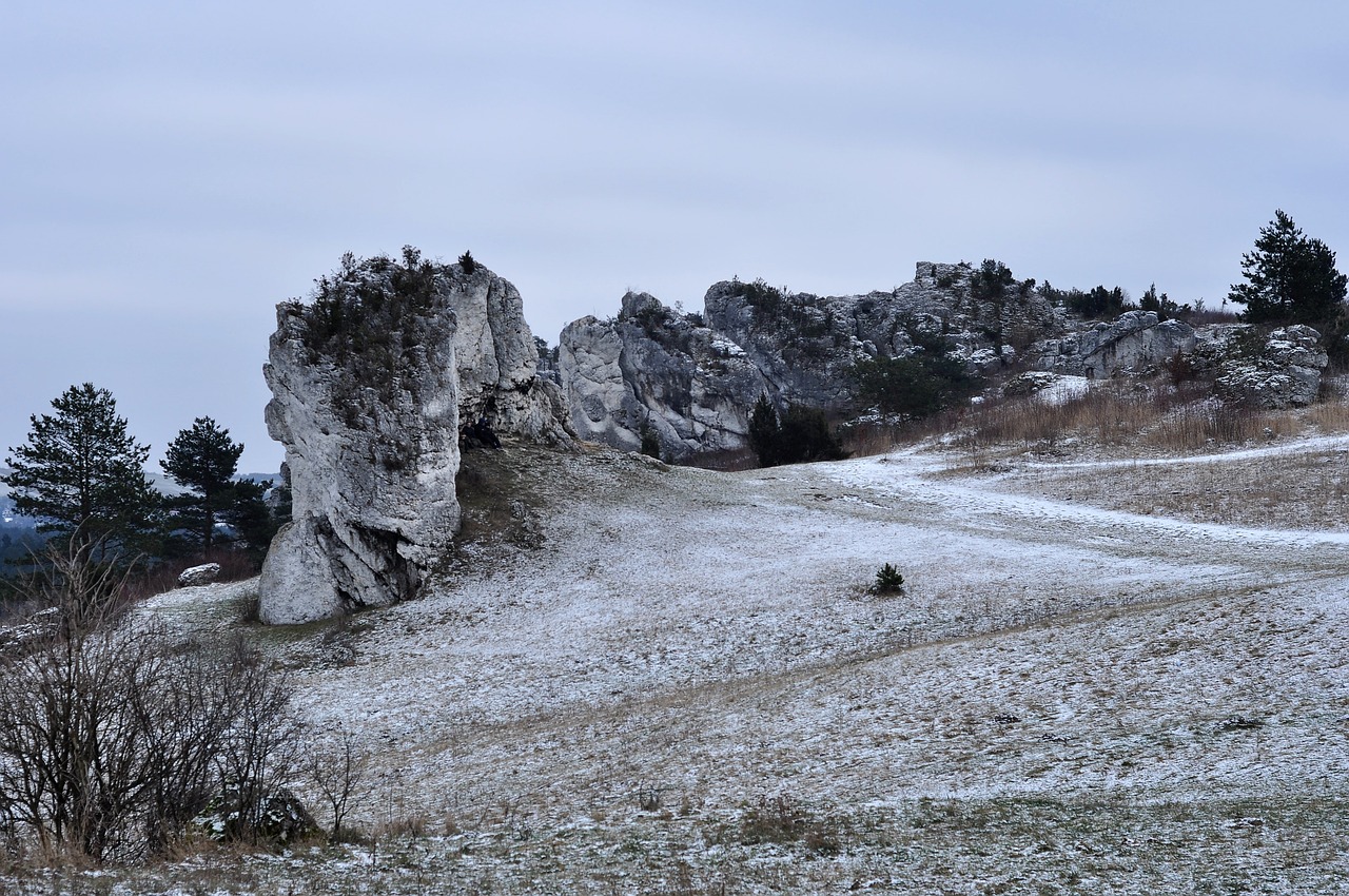 Akmenys,  Aukštumų,  Žiemos,  Lenkija,  Mirsk, Nemokamos Nuotraukos,  Nemokama Licenzija