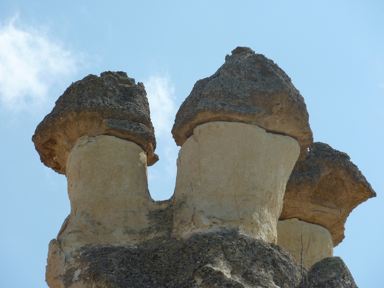 Akmenys, Smiltainis, Turkija, Cappadocia, Susivienijimai, Gamta, Kraštovaizdis, Kelionė, Vaizdingas, Natūralus