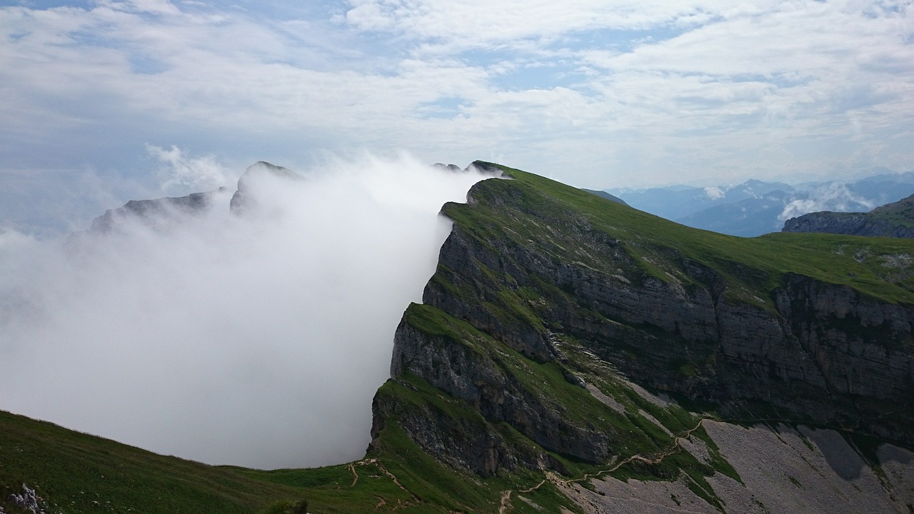 Rofan, Kalnai, Tyrol, Austria, Alpių, Kraštovaizdis, Karvendel Kalnai, Pieva, Tirolo Alpės, Kalnų