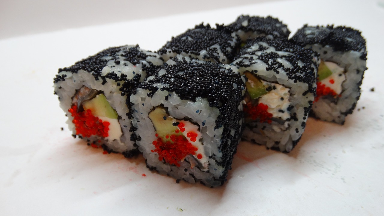 Roll, Maistas, Wasabi, Sezamas, Japonija, Produktai, Virtuvė, Imbieras, Sushi, Figūra
