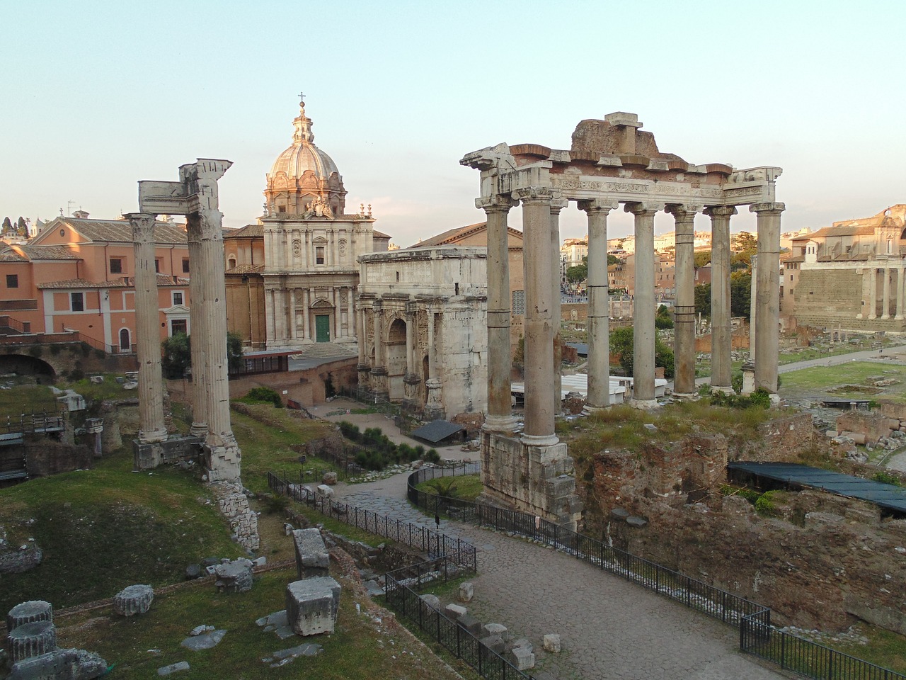Romanų Forumas, Roma, Italy, Senovės, Forumas, Romėnų, Architektūra, Paminklas, Orientyras, Kelionė