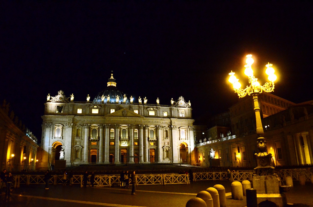 Roma, San Pietro, Vatikanas, St Peterio Bazilika, Italy, Paminklas, Istorija, Bazilika, Katedra, Popiežius