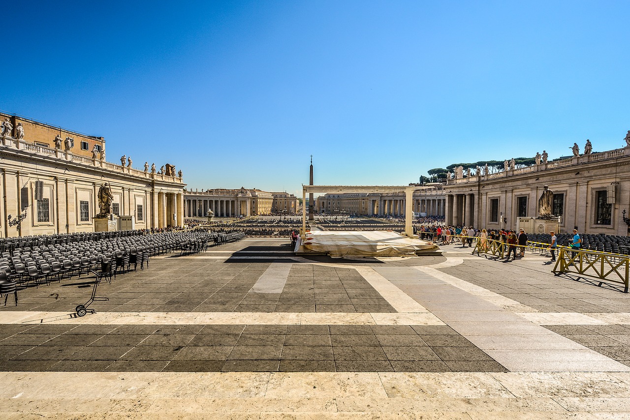 Roma, Italy, Vatikano Miestas, Kvadratas, St Peters, Saint Peter, Kelionė, Katalikų, Religija, Architektūra